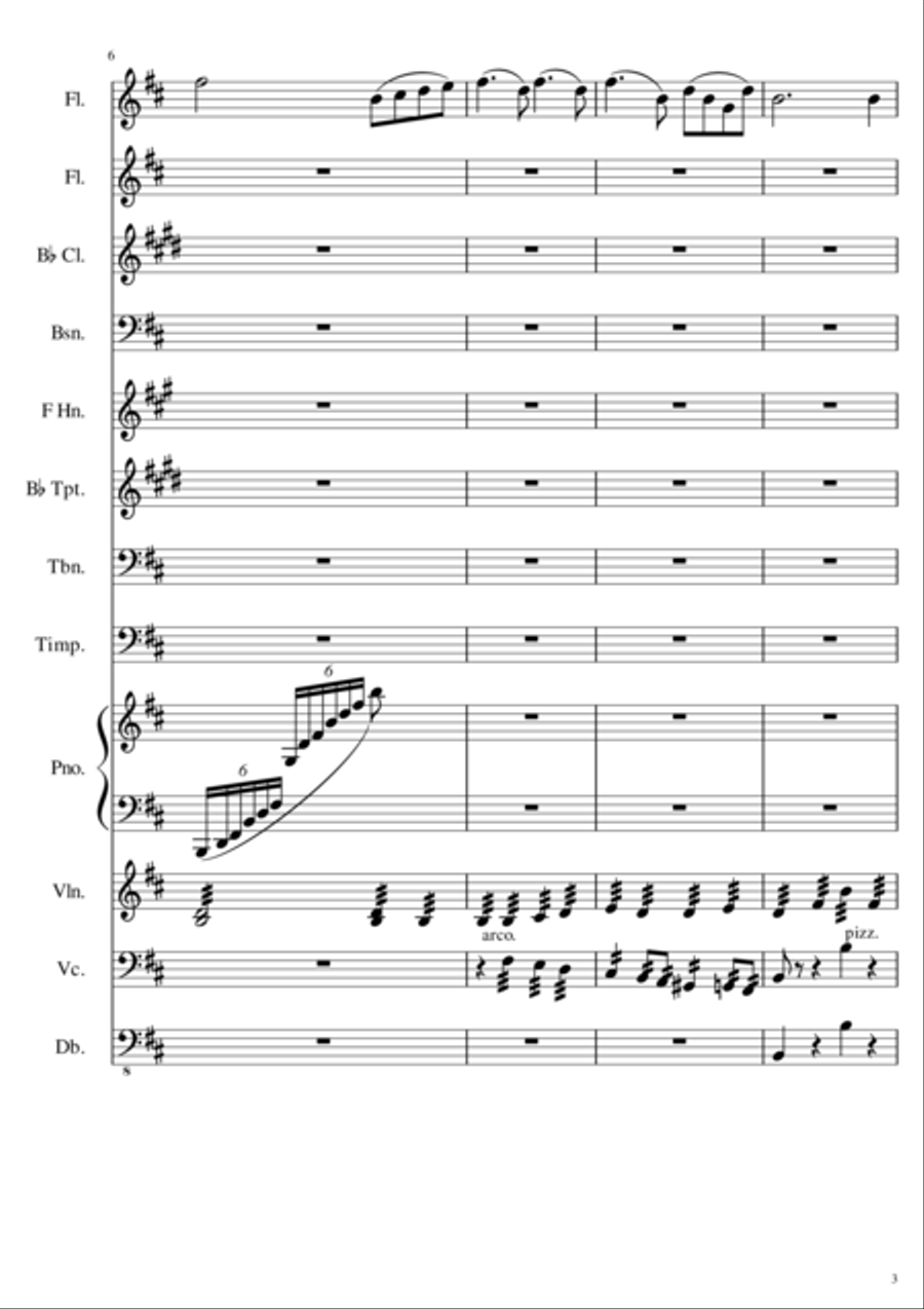 Swan Lake - Act 2, Scene X Concert Band scores gallery preview page 3
