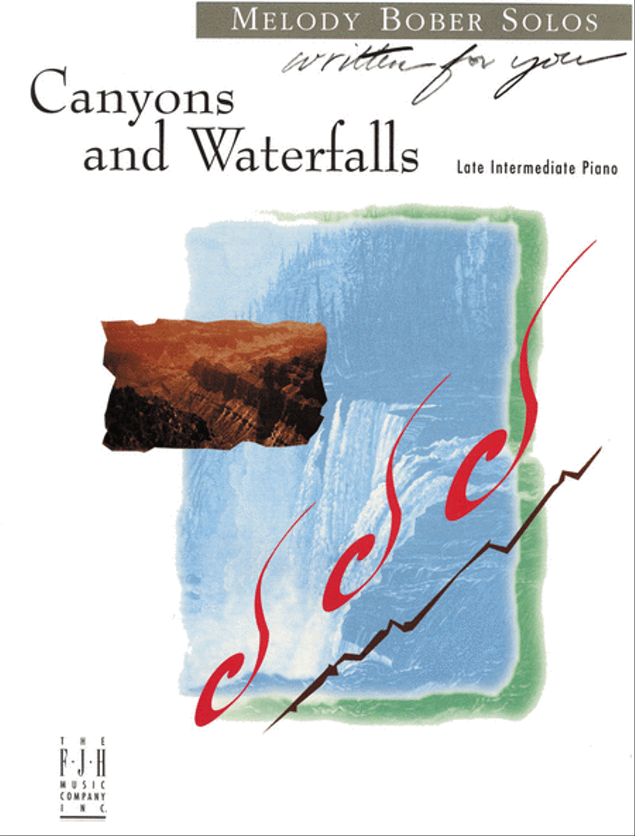 Canyons and Waterfalls Piano Solo scores gallery preview page 2