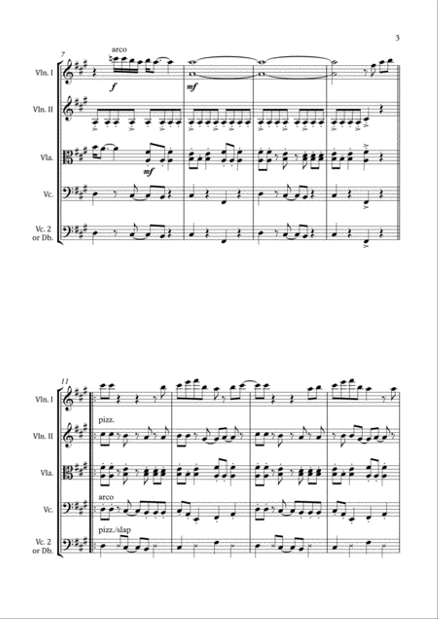 September String Quartet scores gallery preview page 5