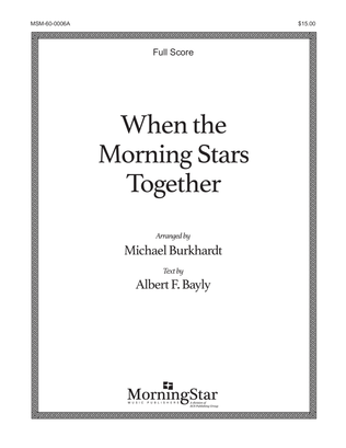 When the Morning Stars Together (Full Score)