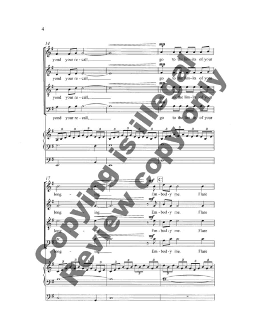 God Speaks to Each of Us 4-Part scores gallery preview page 9