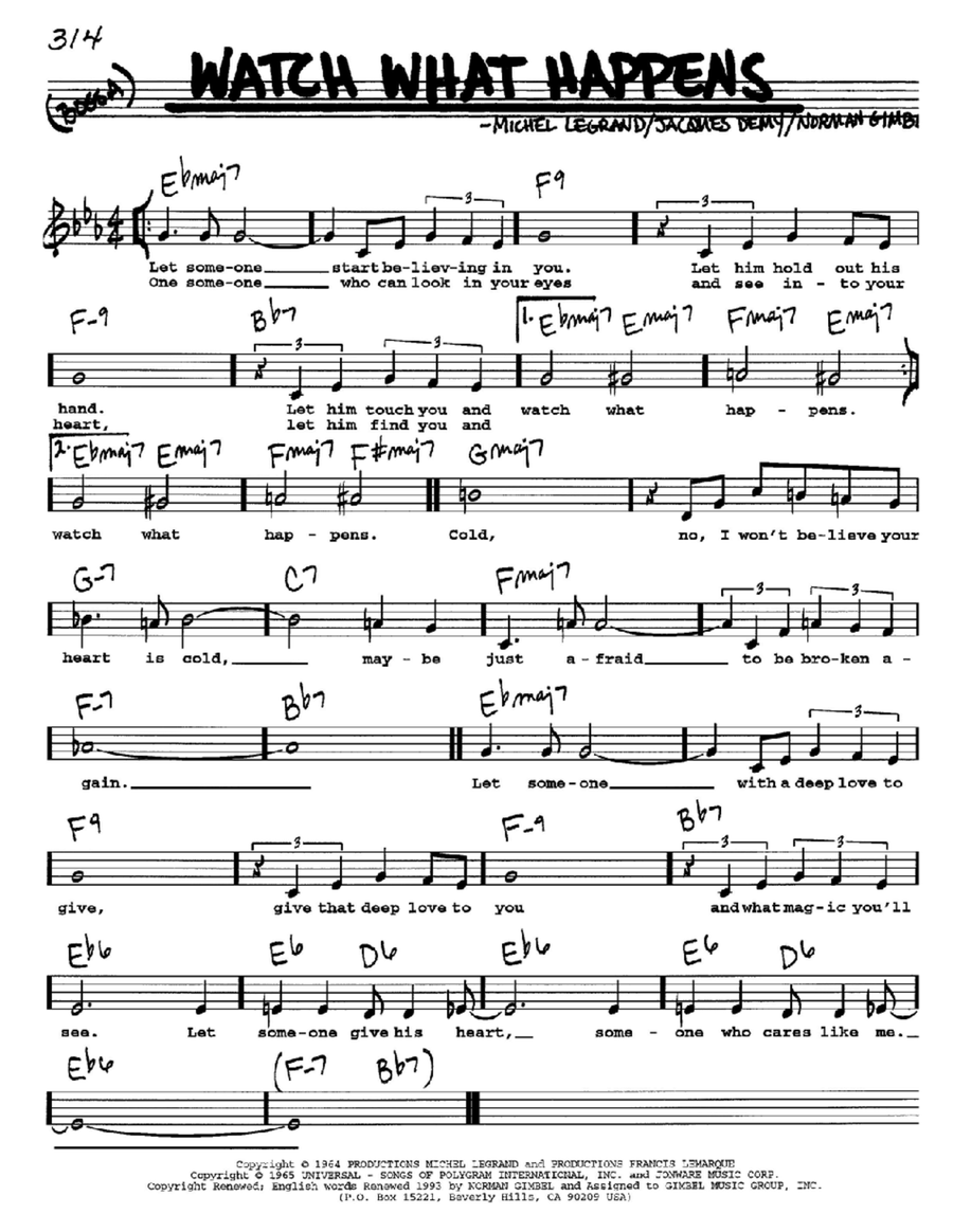 Watch What Happens Voice scores gallery preview page 1