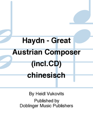 Book cover for Haydn - Great Austrian Composer (incl.CD) chinesisch