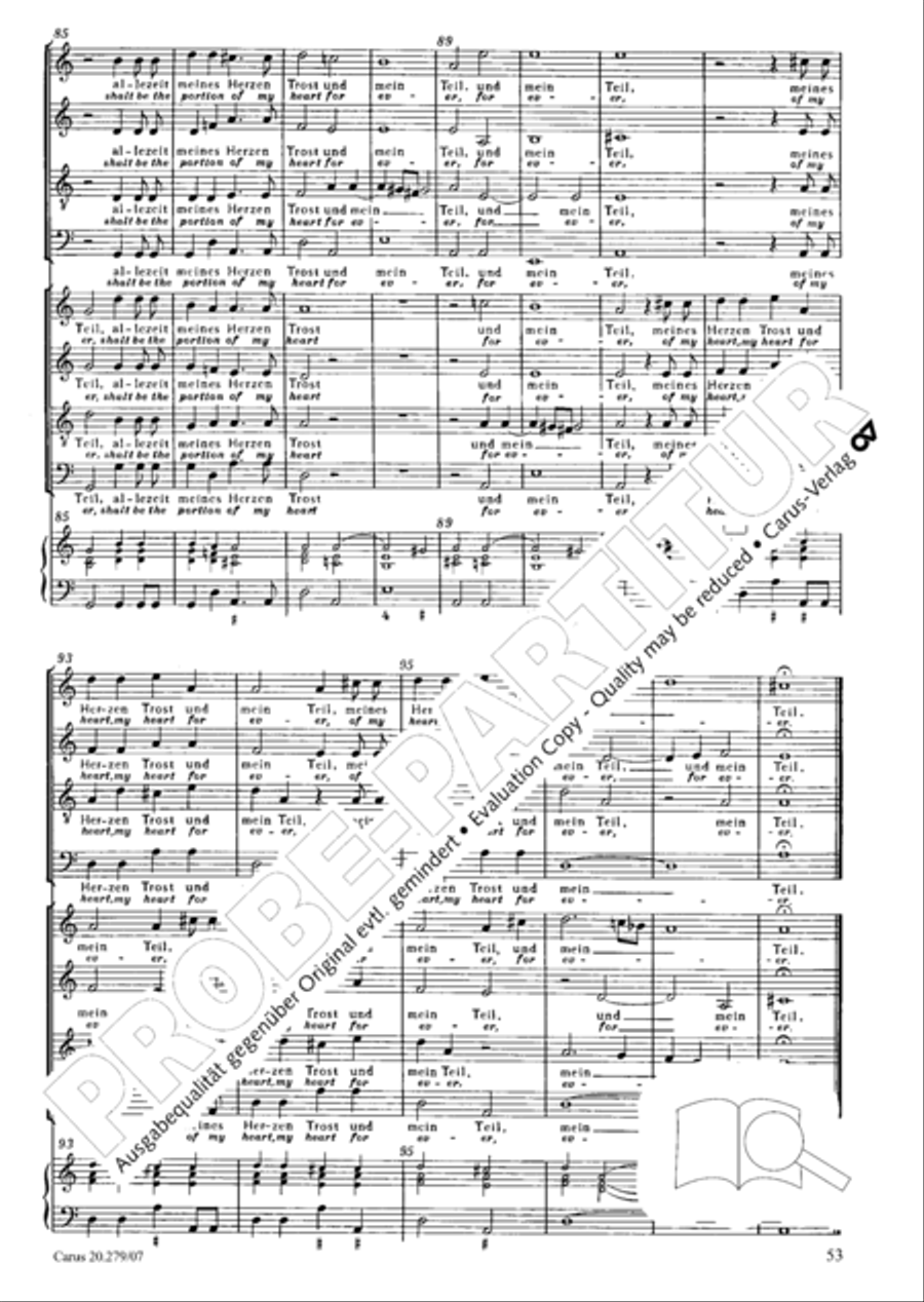 Musikalische Exequien I-III Orchestra scores gallery preview page 54