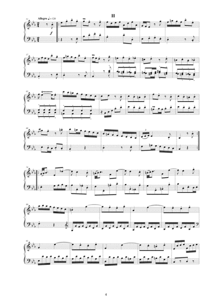 Platti - Harpsichord (or Piano) Sonata in E flat major CSPla2 - Complete score image number null