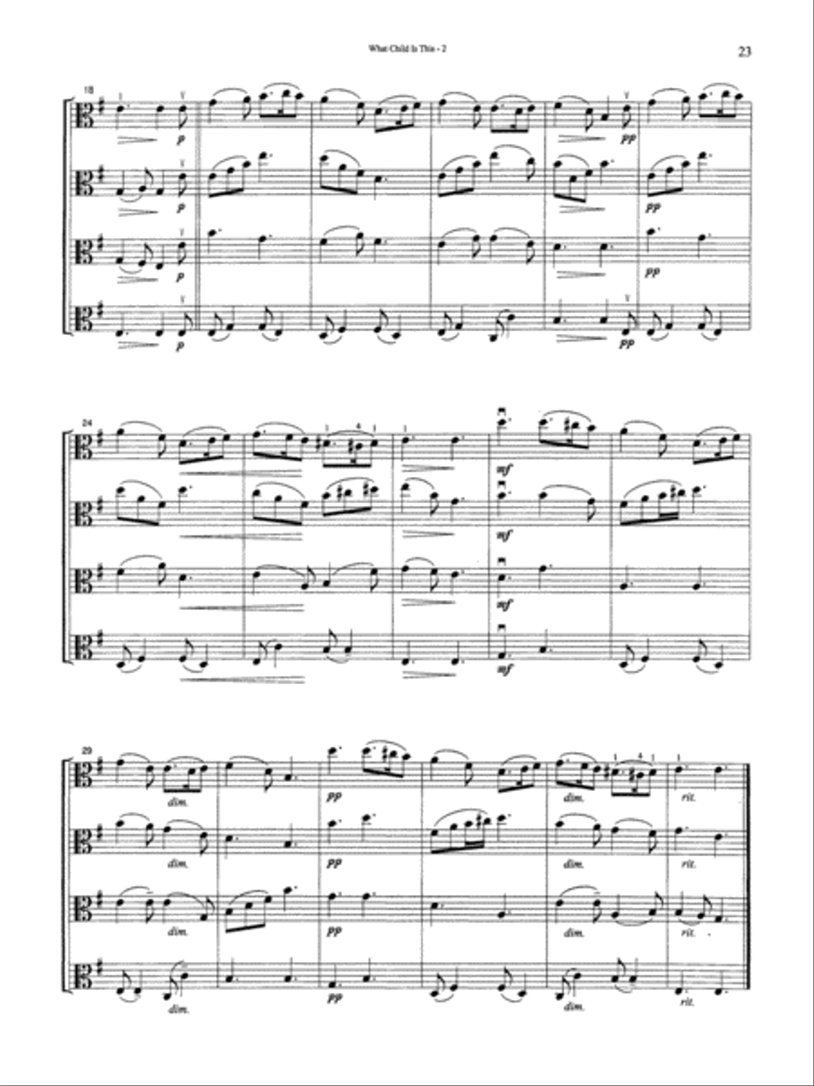 More Festive Strings for Ensemble Collection / Songbook scores gallery preview page 21