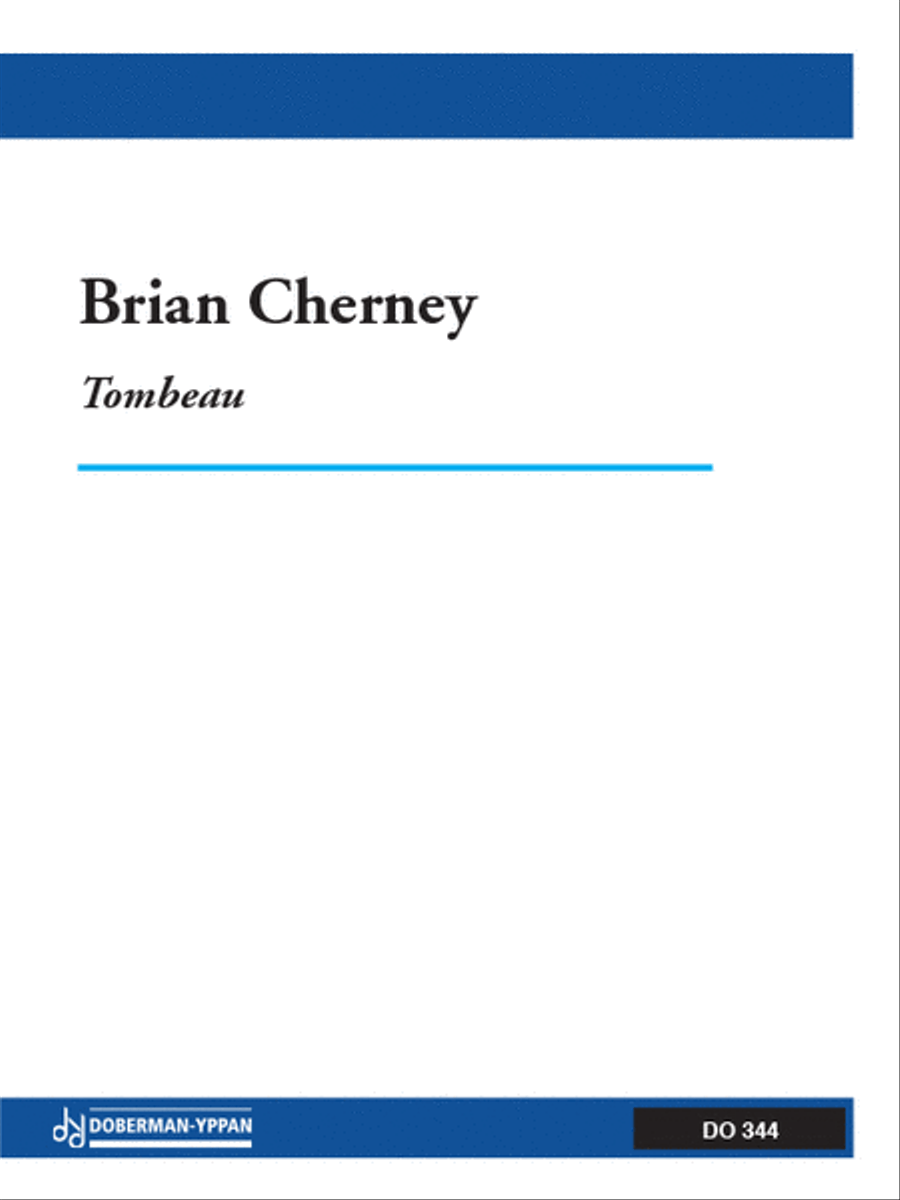 Tombeau Tombeau Piano Solo scores gallery preview page 1