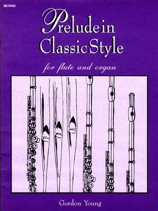 Prelude in Classic Style for Flute and Organ