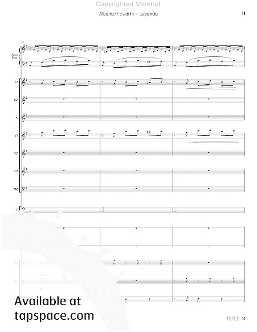 Leyenda Percussion Ensemble scores gallery preview page 14