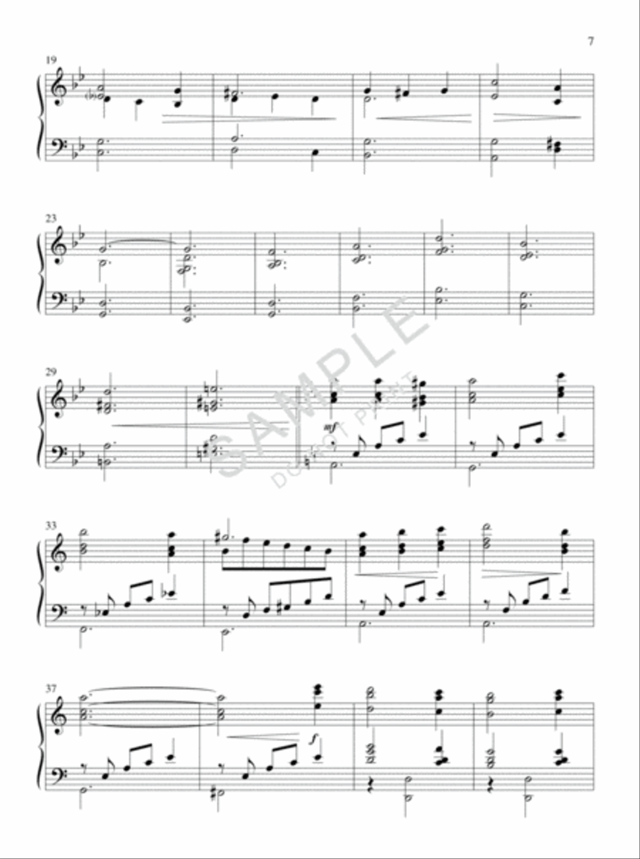 Glory to the Newborn King Piano Solo scores gallery preview page 3