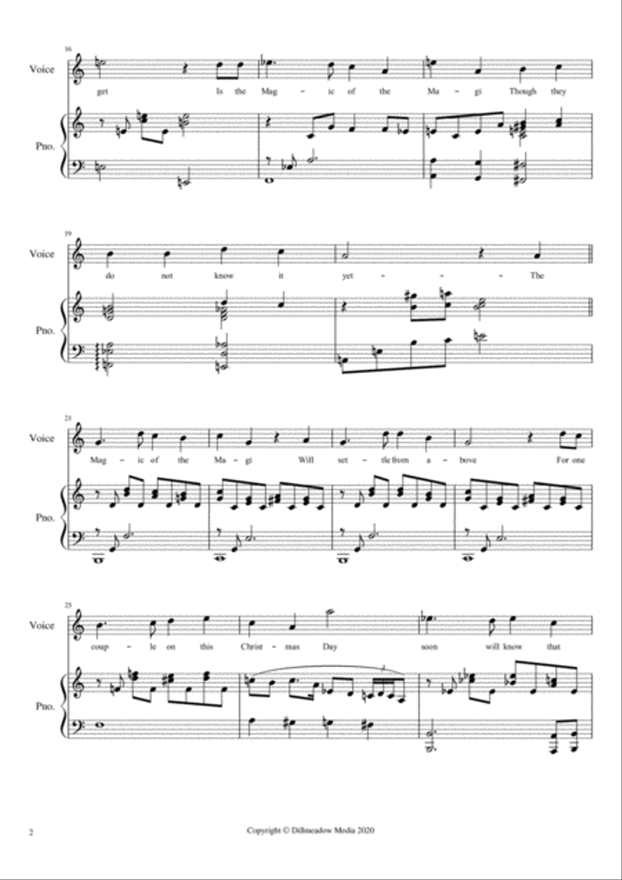 The Magic of The Magi The Magic of The Magi Voice scores gallery preview page 2