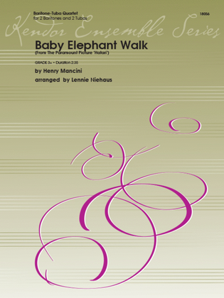 Book cover for Baby Elephant Walk (From The Paramount Picture 'Hatari')