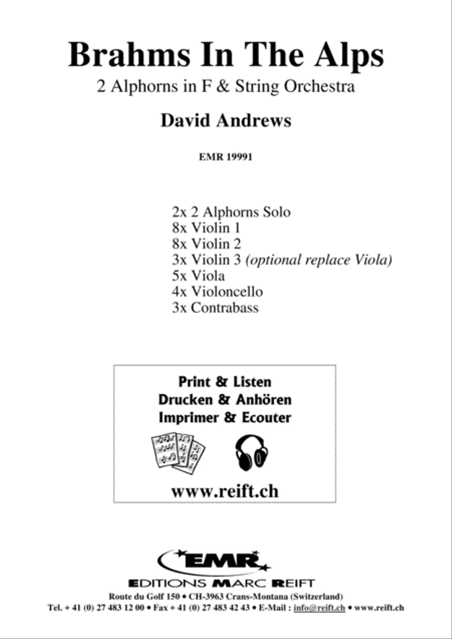 Brahms In The Alps String Orchestra scores gallery preview page 2