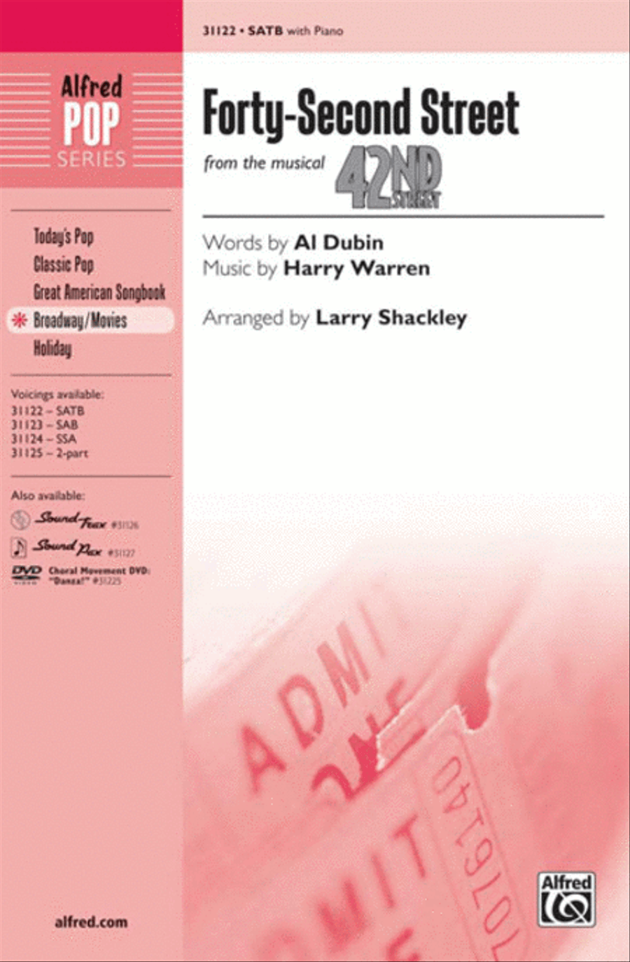 Forty-Second Street 4-Part scores gallery preview page 1