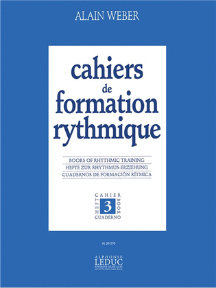 Book cover for Cahiers De Formation Rythmique Cahier 3
