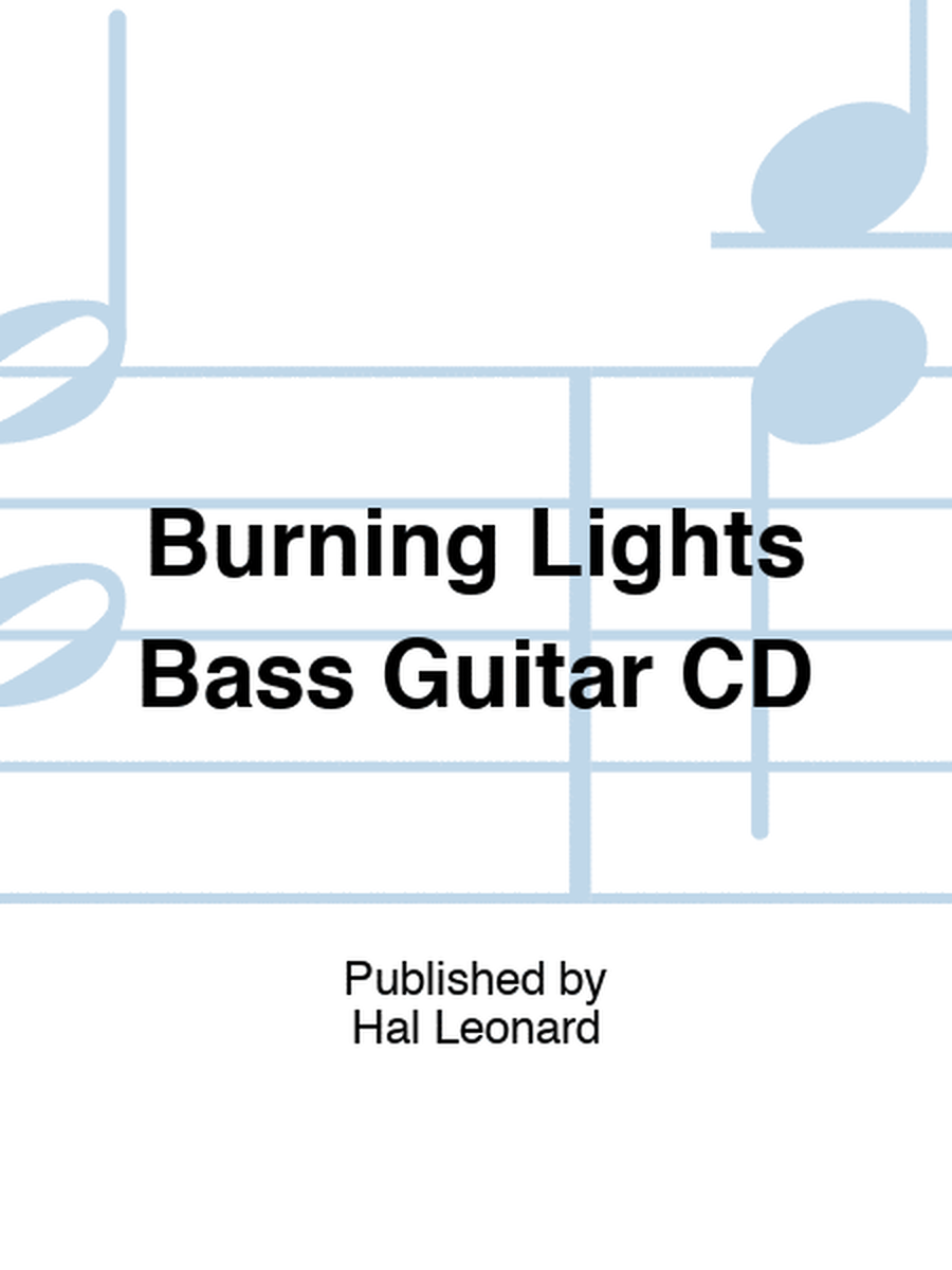 Burning Lights Bass Guitar CD