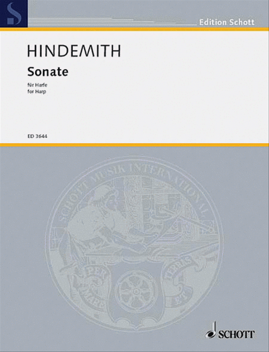 Sonata (1939) Sonata (1939) Harp scores gallery preview page 1