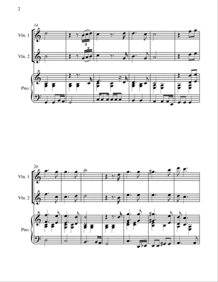 Christmas Time String Duet scores gallery preview page 6