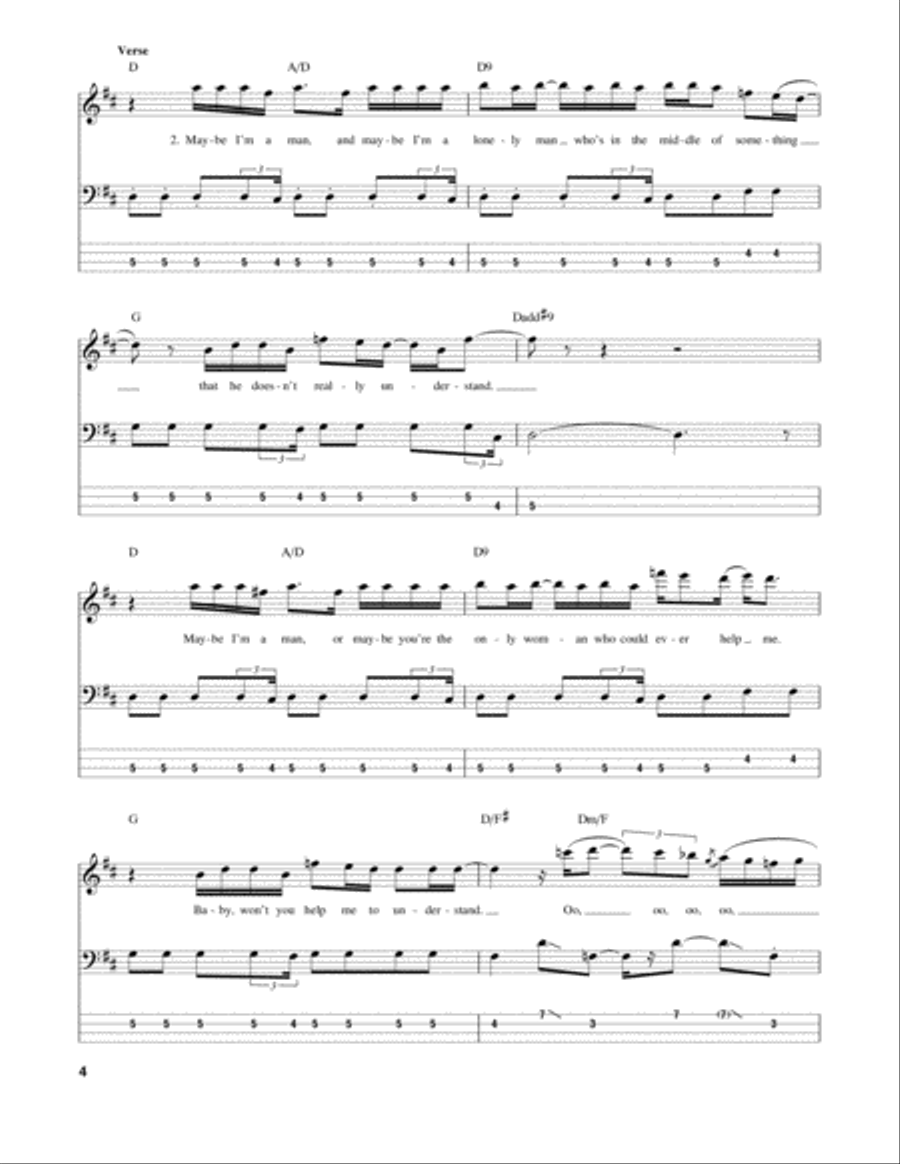 Maybe I'm Amazed Guitar Tablature scores gallery preview page 4