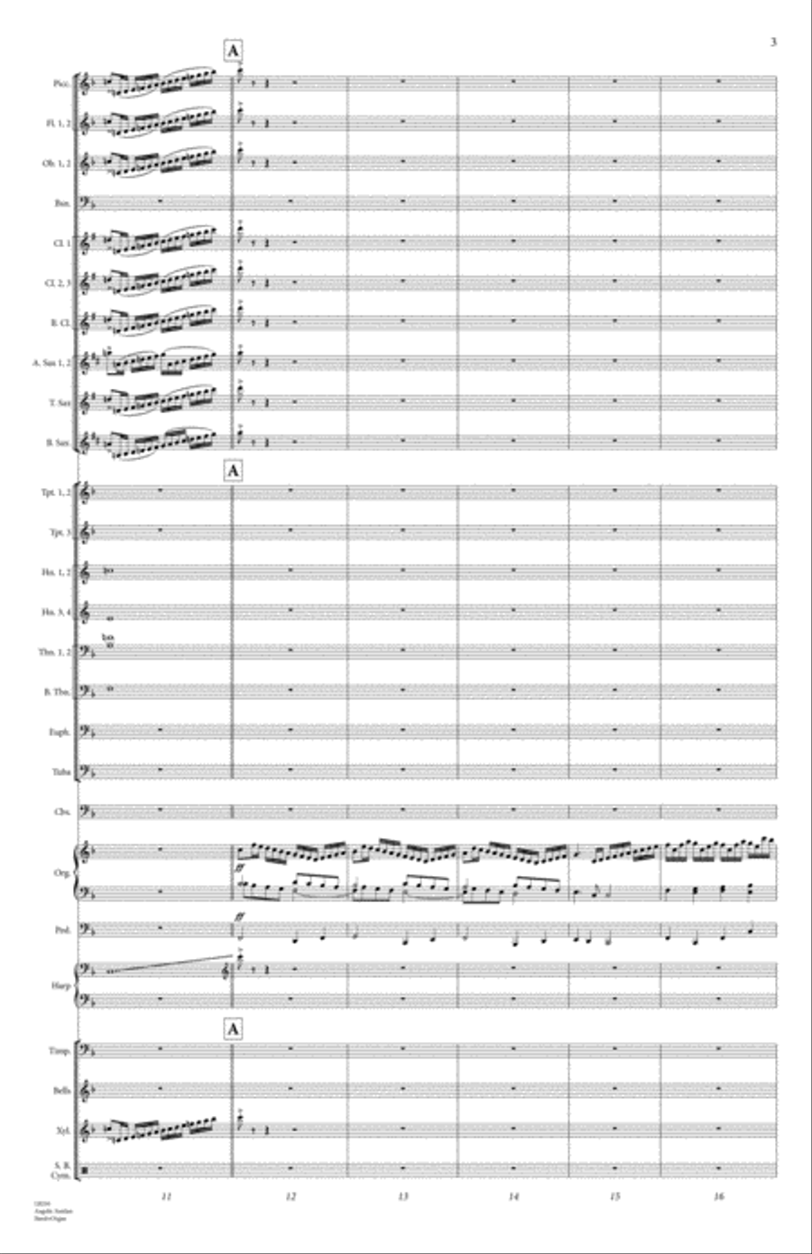 Angelic Fanfare Concert Band scores gallery preview page 4