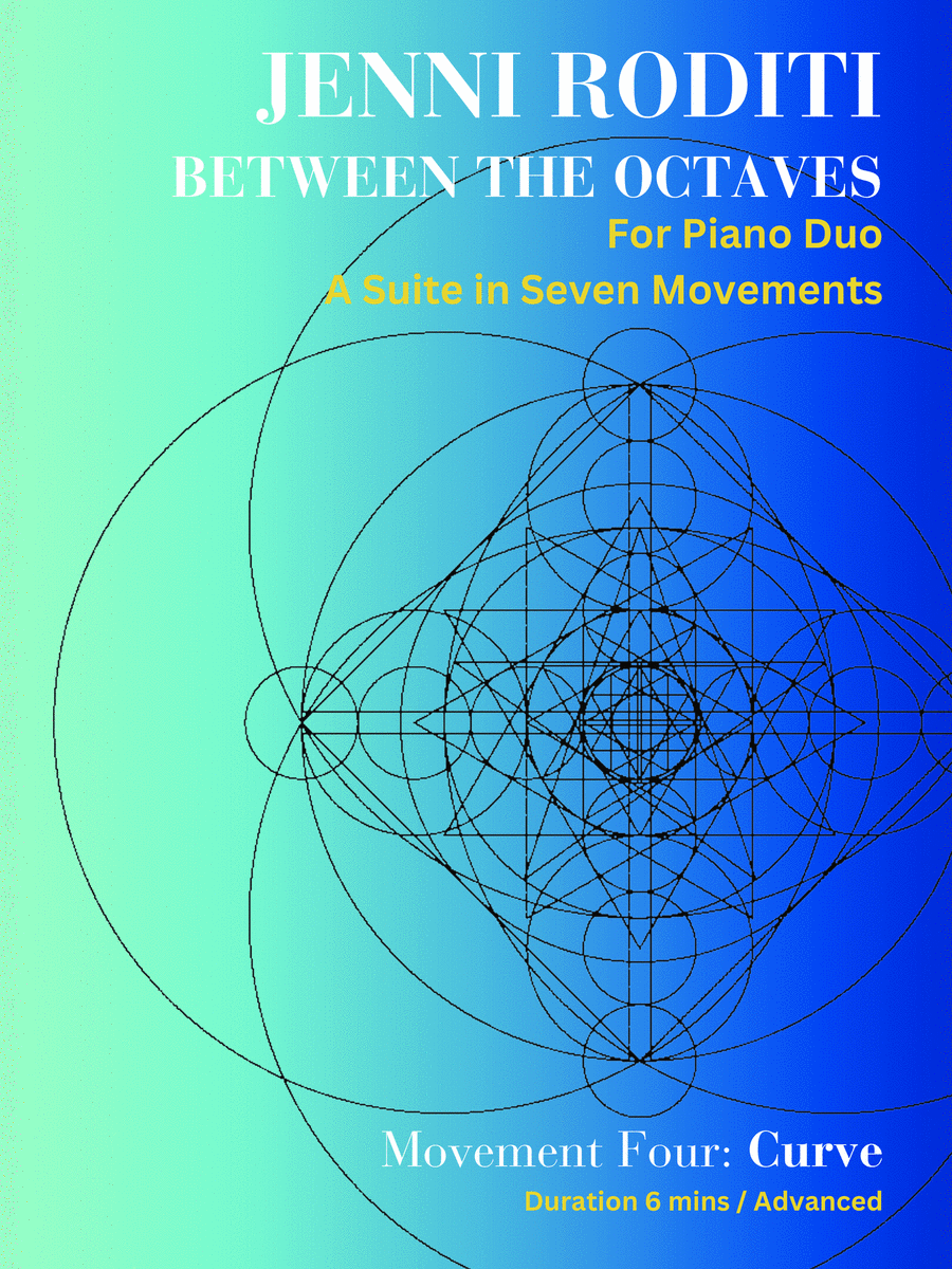 CURVE, Between the Octaves - A Piano Duo Suite (Movement 4 of 7) Piano Duet scores gallery preview page 1