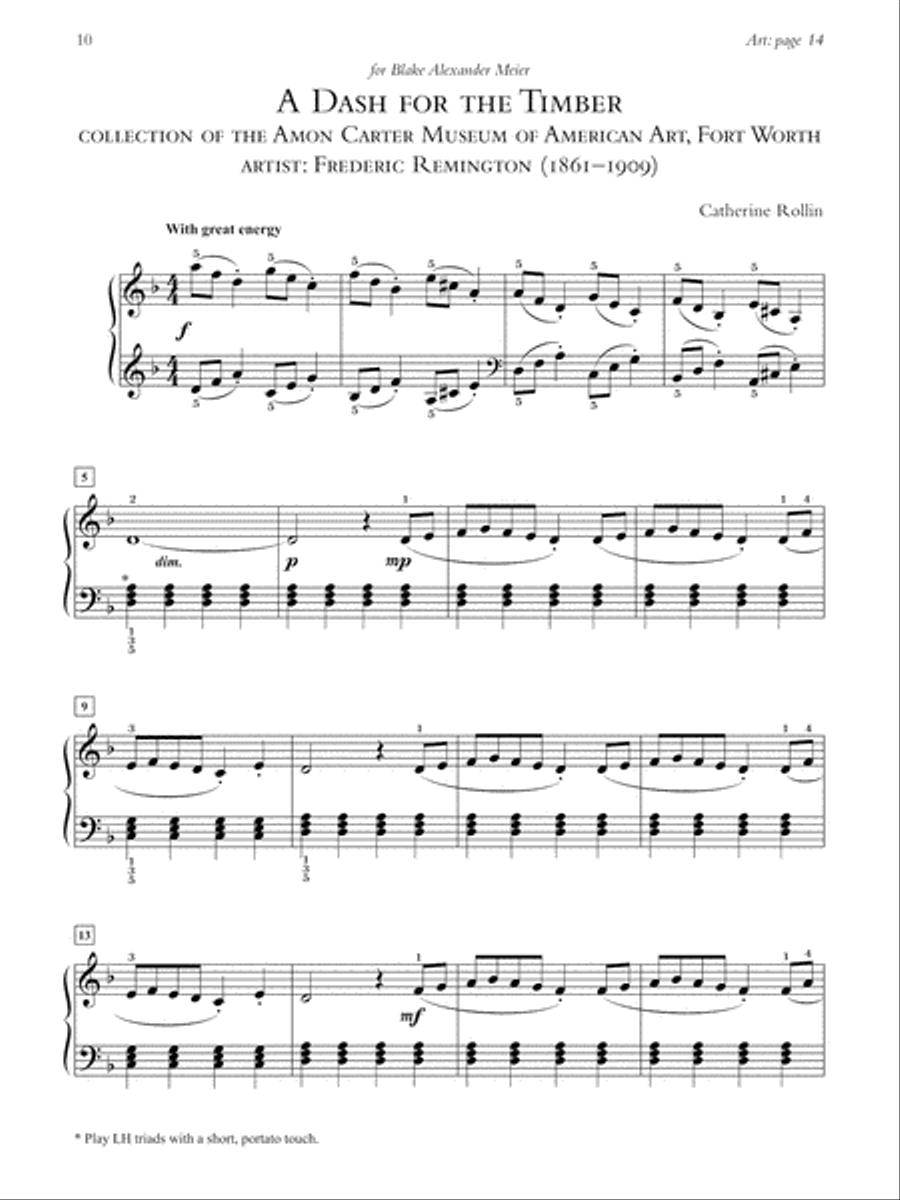 Museum Masterpieces, Book 1 Piano Solo scores gallery preview page 4