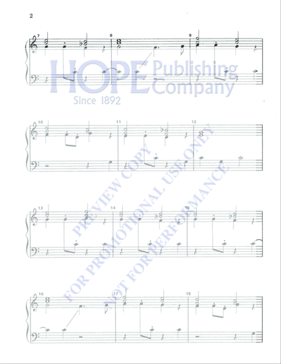 The Wonder of Christ's Birth 4-Part scores gallery preview page 2