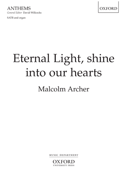 Eternal Light, shine into our hearts