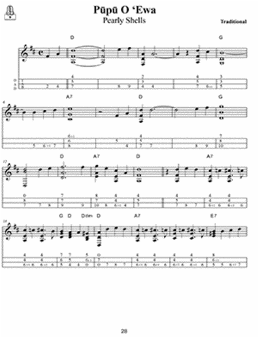 Hawaiian & Polynesian Music for Appalachian Dulcimer Dulcimer scores gallery preview page 3