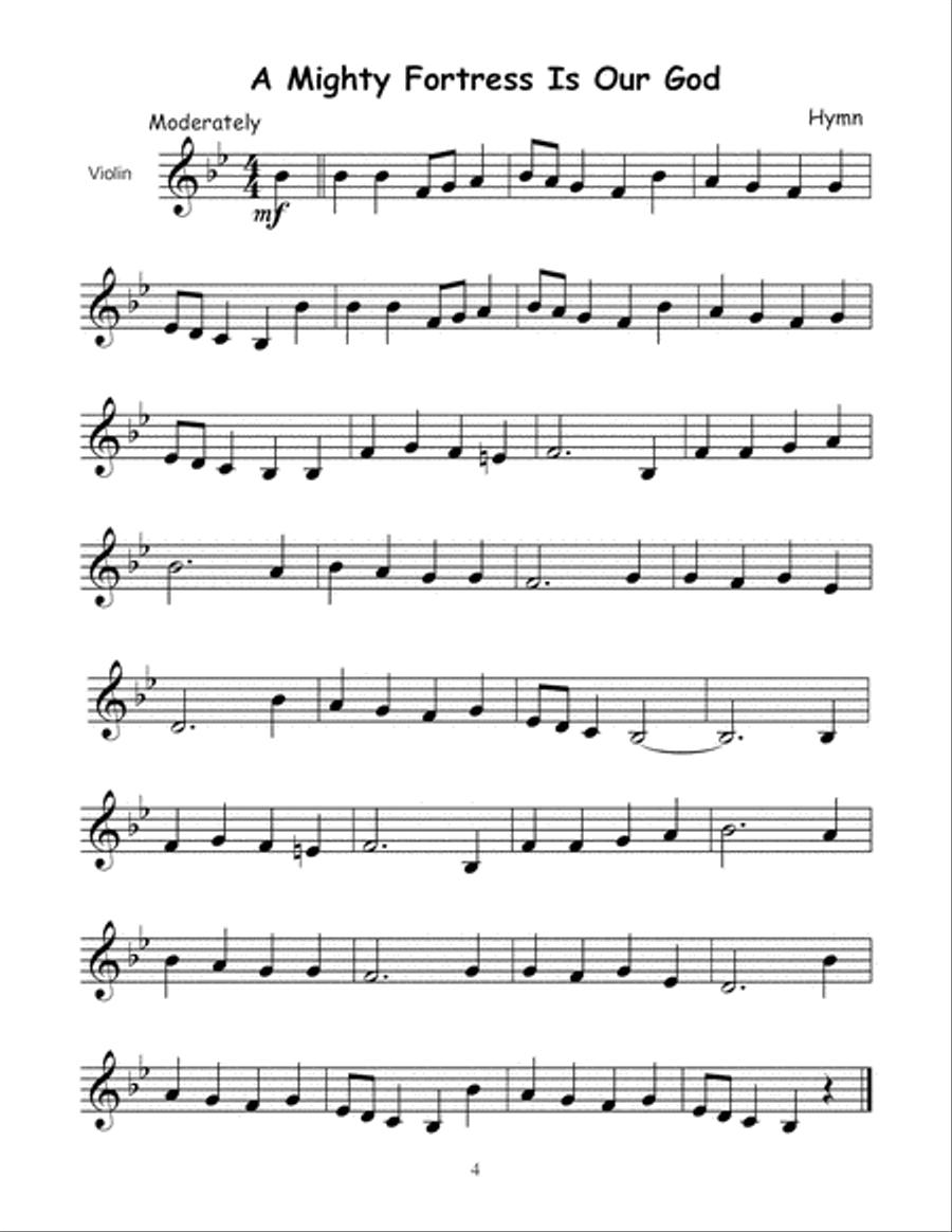 101 Easy Songs for Violin Violin Solo scores gallery preview page 5