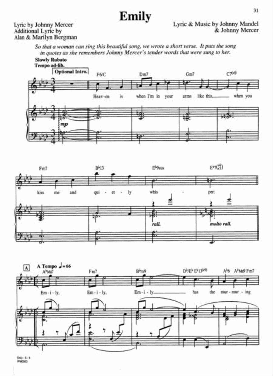 Johnny Mandel Songbook Johnny Mandel Songbook Piano, Vocal, Guitar scores gallery preview page 2