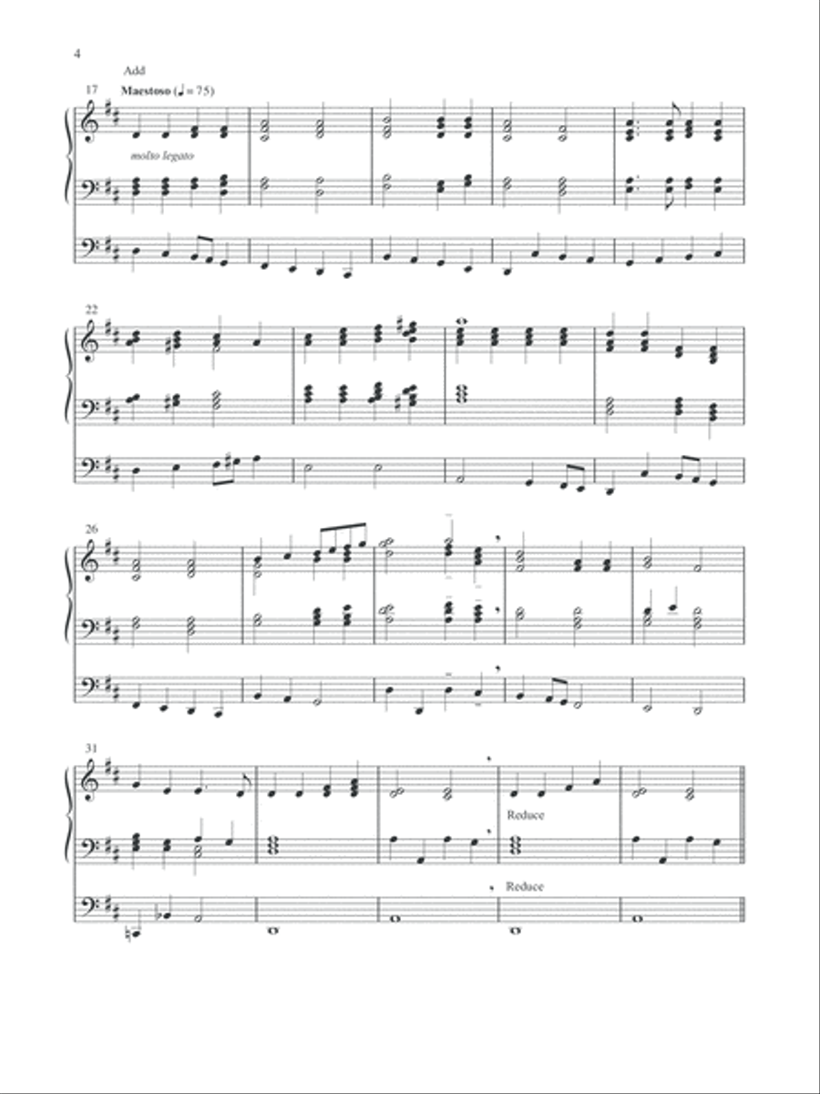 Celebration On Holy, Holy, Holy Hymn Anthems scores gallery preview page 3