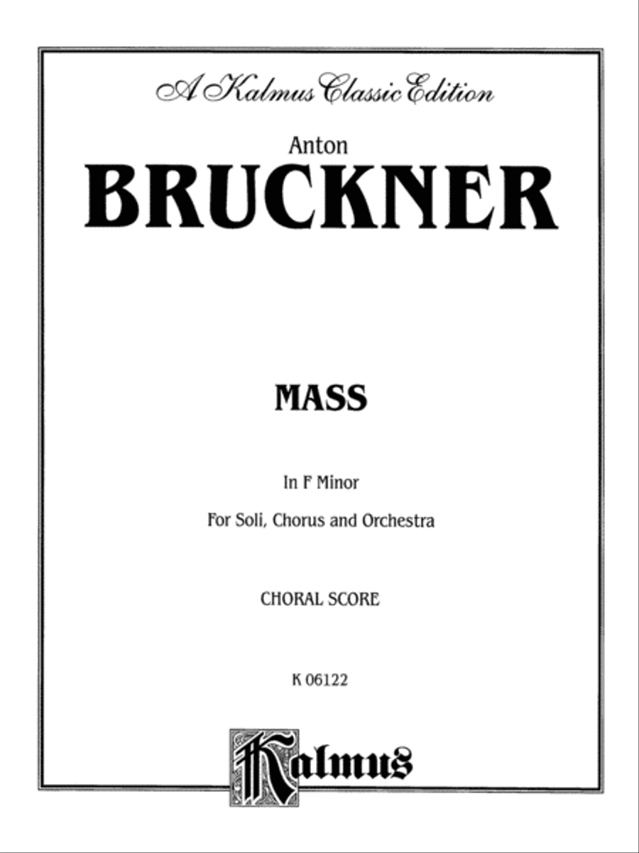Mass in F 4-Part scores gallery preview page 2