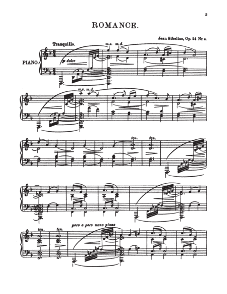 Sibelius Piano Album Sibelius Piano Album Piano Solo scores gallery preview page 4