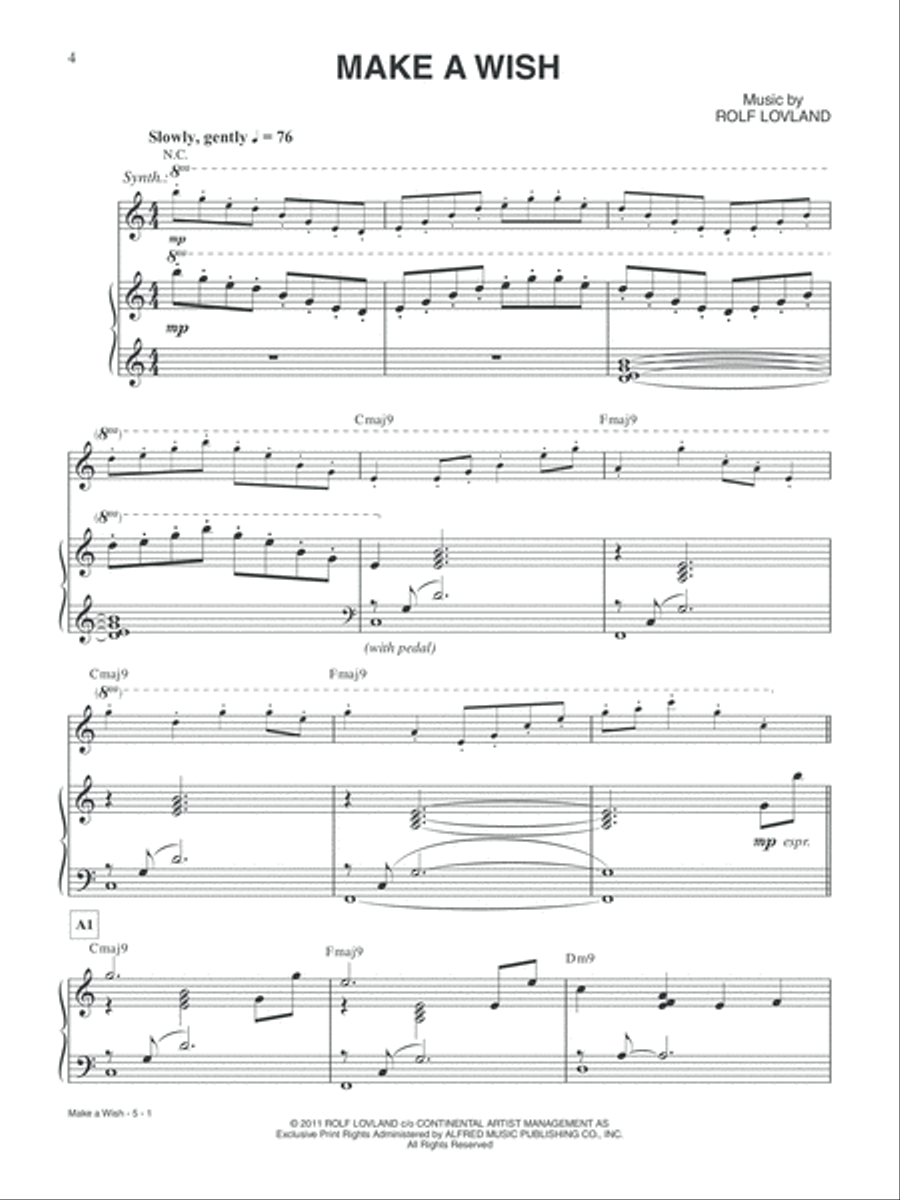 Secret Garden -- Winter Poem Piano, Vocal, Guitar scores gallery preview page 2