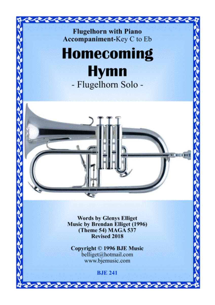 Homecoming Hymn - Flugelhorn Solo with Piano Score and Parts PDF image number null