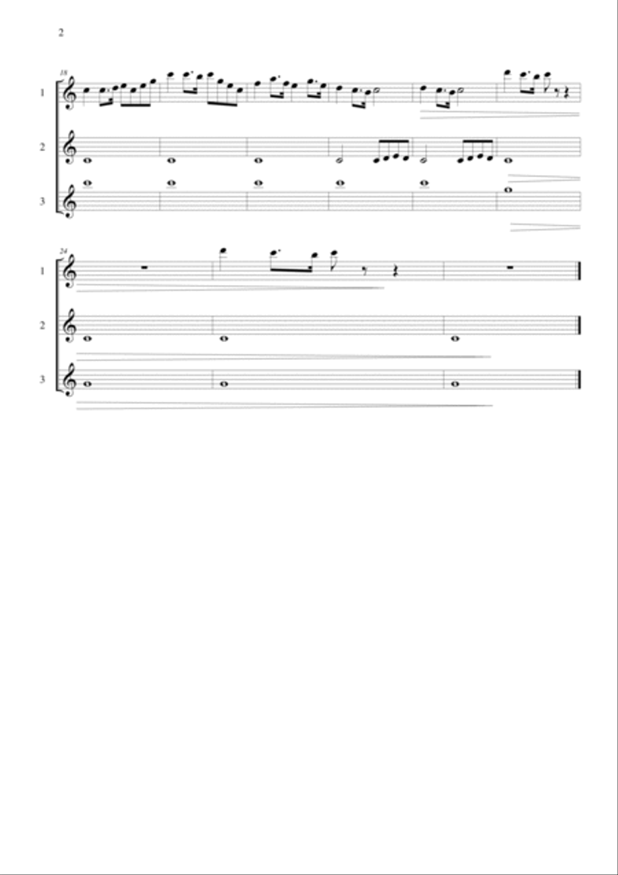 15 easy flute trios Flute Trio scores gallery preview page 3