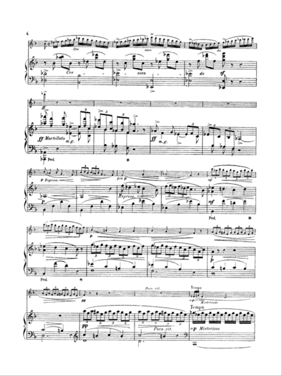Mouquet: La Flute de Pan, Op. 15 Flute scores gallery preview page 6