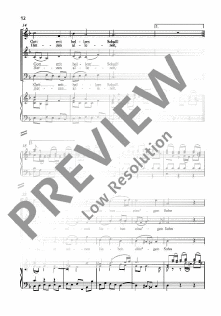 Freut euch, liebe Christen all Mixed Choir scores gallery preview page 3
