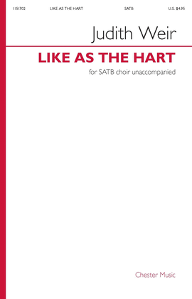 Book cover for Like as the Hart