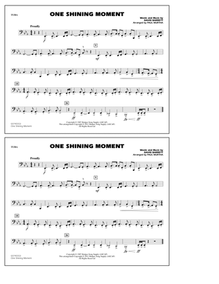 Book cover for One Shining Moment - Tuba