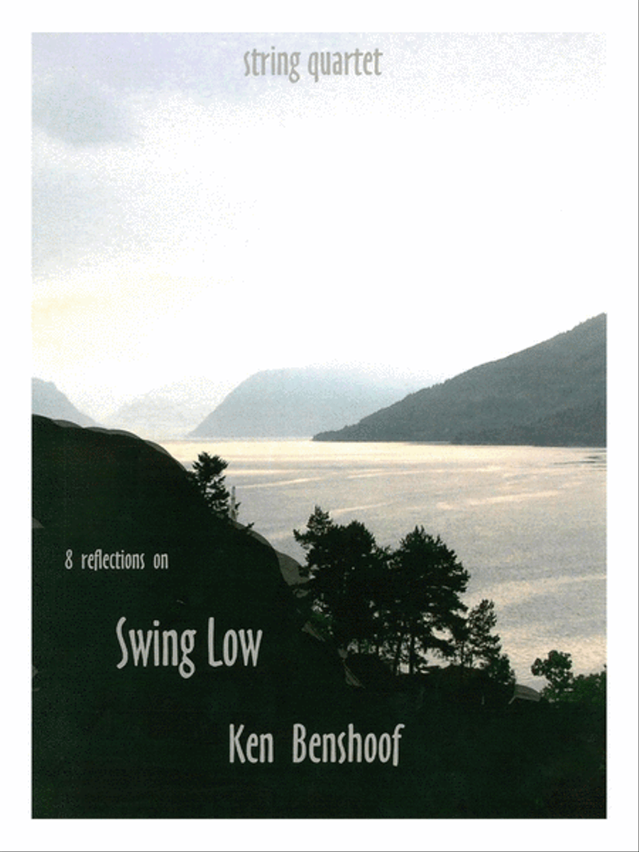 Eight Reflections on Swing Low for String Quartet String Quartet scores gallery preview page 1