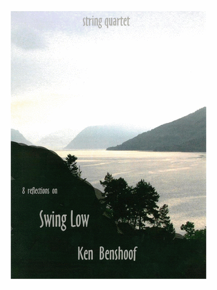 Book cover for Eight Reflections on Swing Low for String Quartet