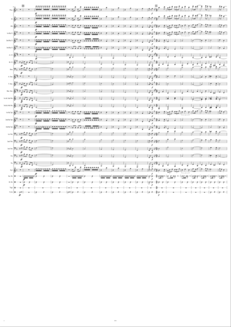 Freestone County Fair March Concert Band scores gallery preview page 4