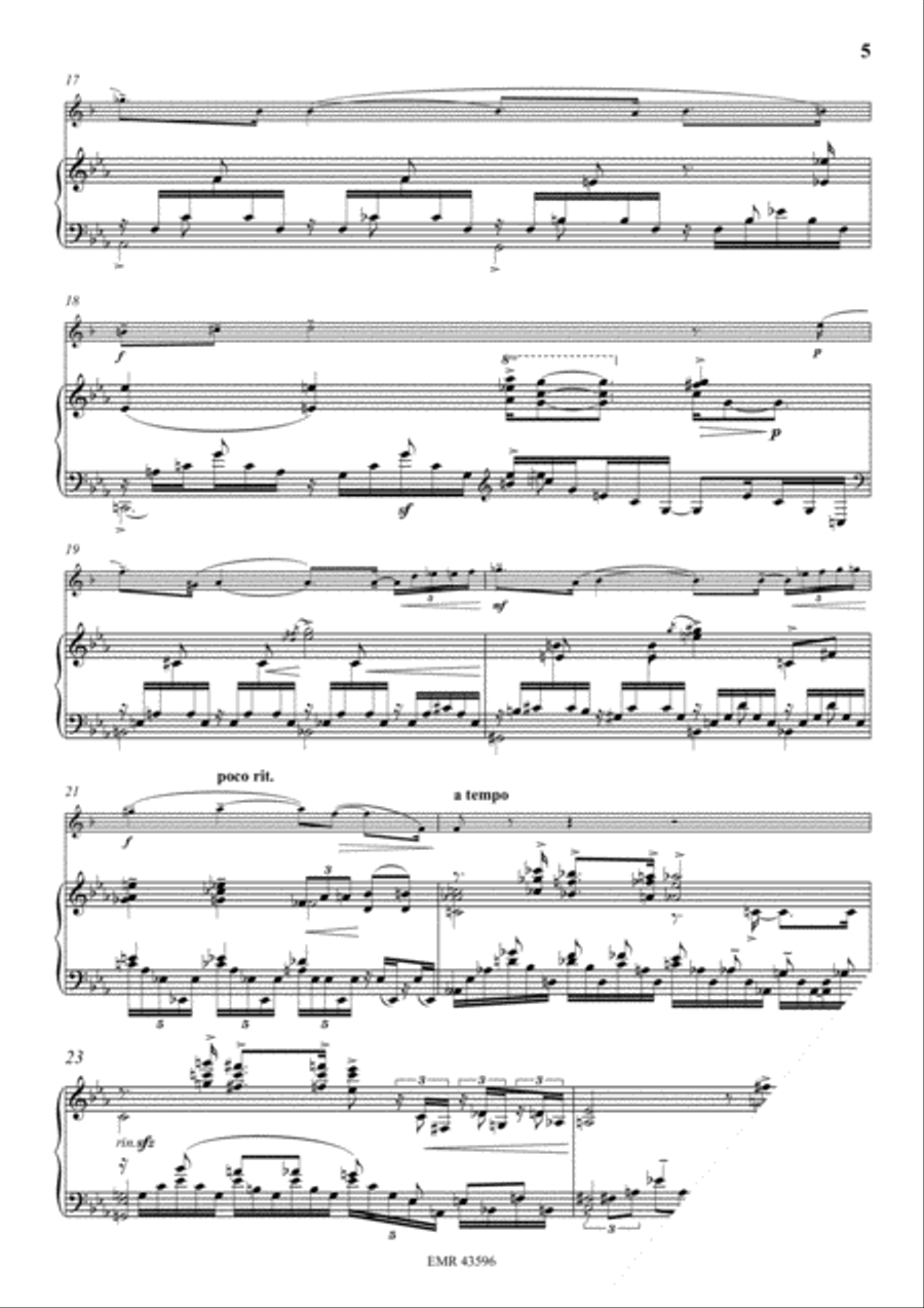 Praludium No. 1 Praludium No. 1 Tenor Saxophone scores gallery preview page 5