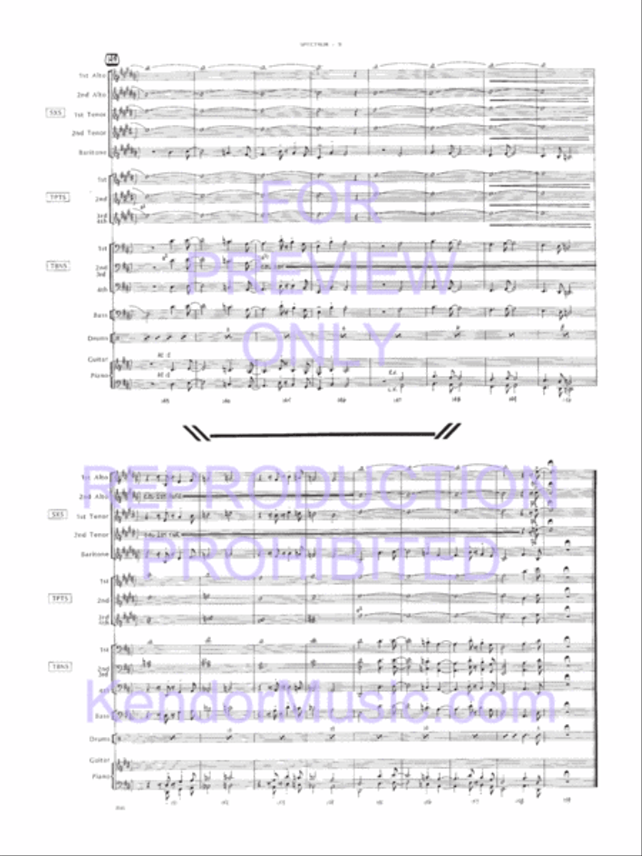Spectrum Jazz Ensemble scores gallery preview page 10