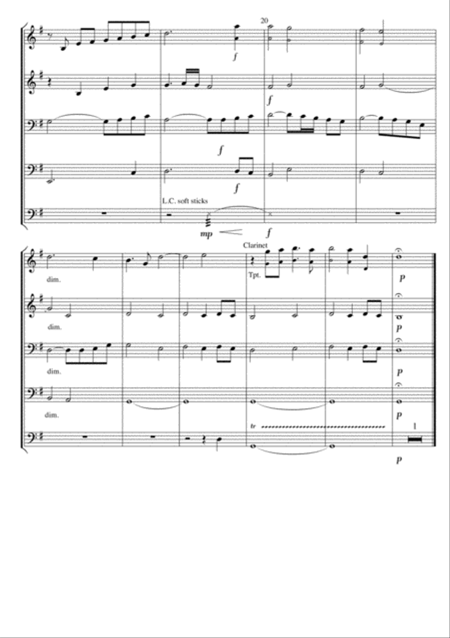 When I Survey the Wondrous Cross (Folk Tune - O Waly, Waly) arr. David Catherwood for Flex. ensemble Concert Band scores gallery preview page 3