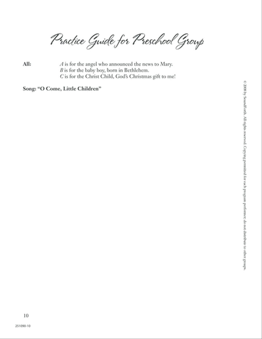 The Gift of Christmas Unison Choir scores gallery preview page 10