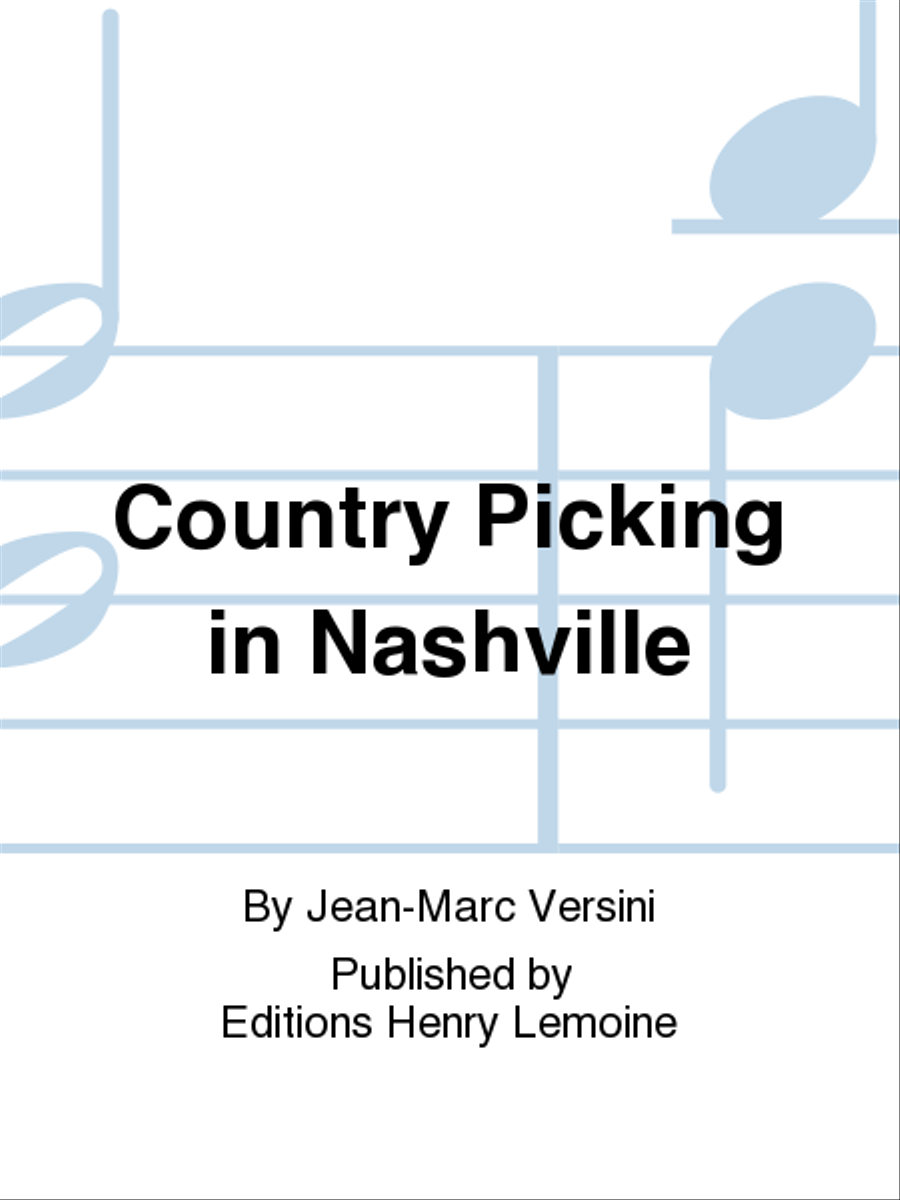 Country Picking in Nashville CD scores gallery preview page 1