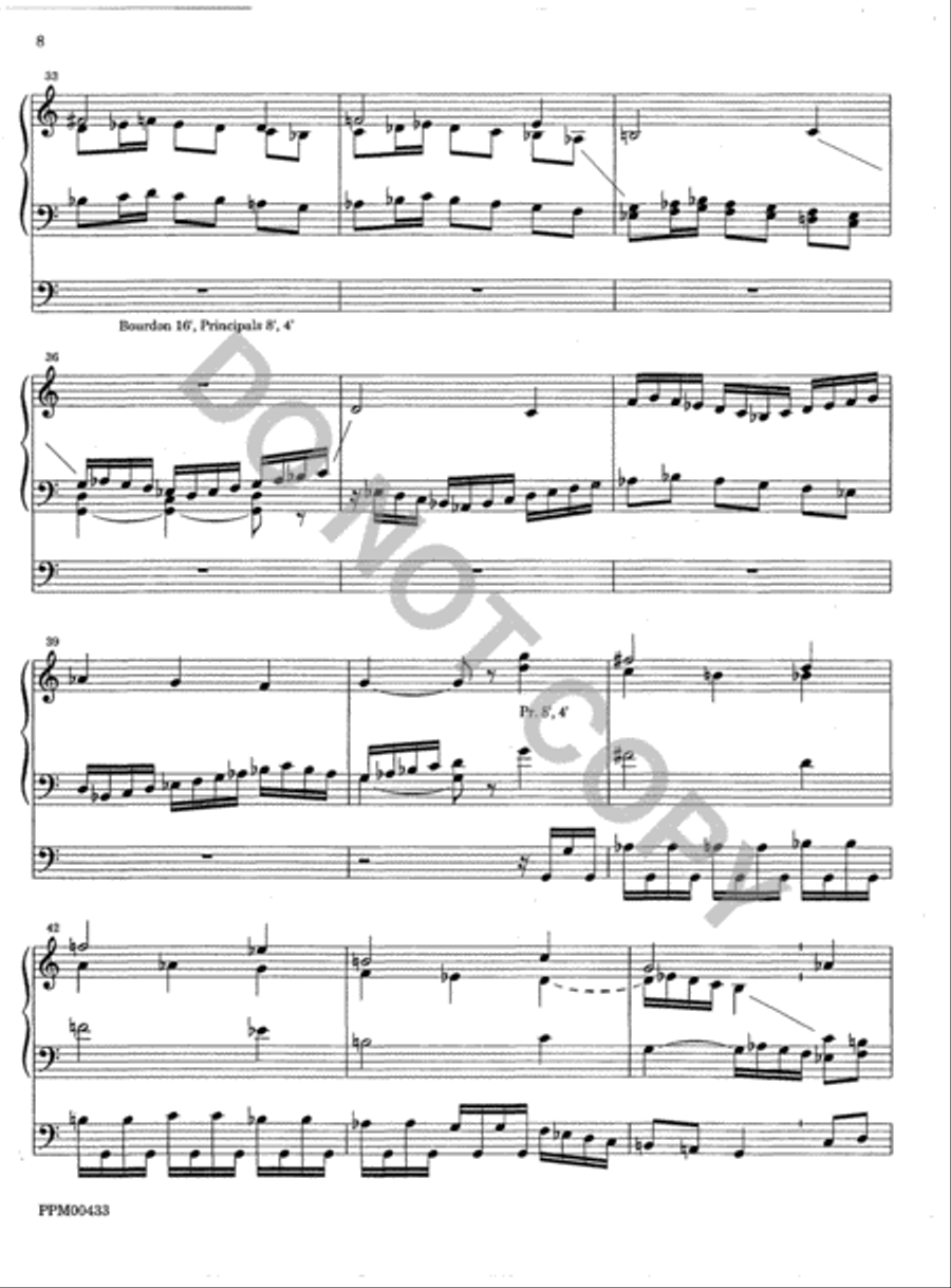 Gigue and Passacaglia Organ scores gallery preview page 9